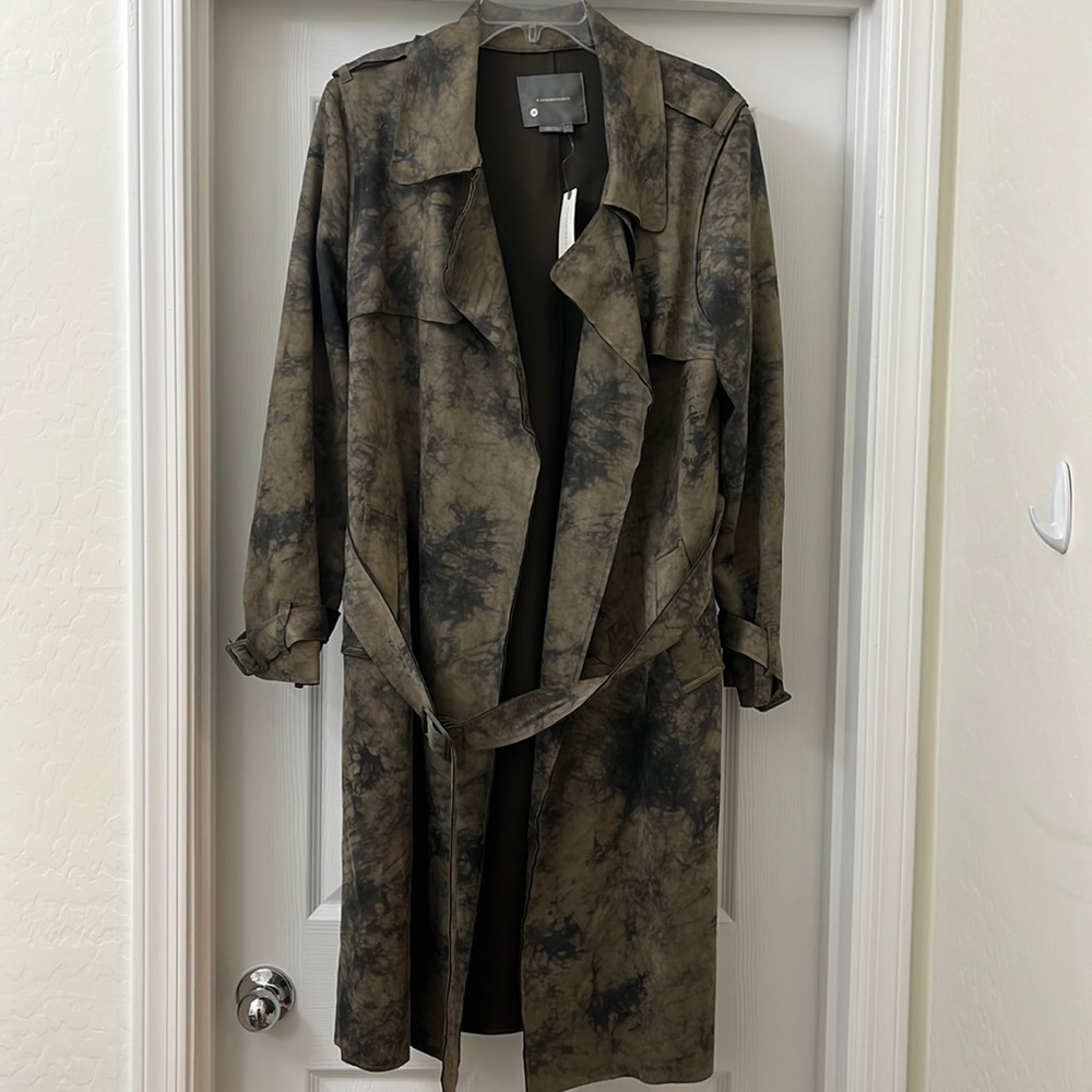 Anthropologie coat brand new with tags! Brownish and blueish tie-dye
